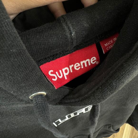 Supreme Gilbert & George LIFE Hooded Sweatshirt Hoodie Sz M - Picture 4 of 6